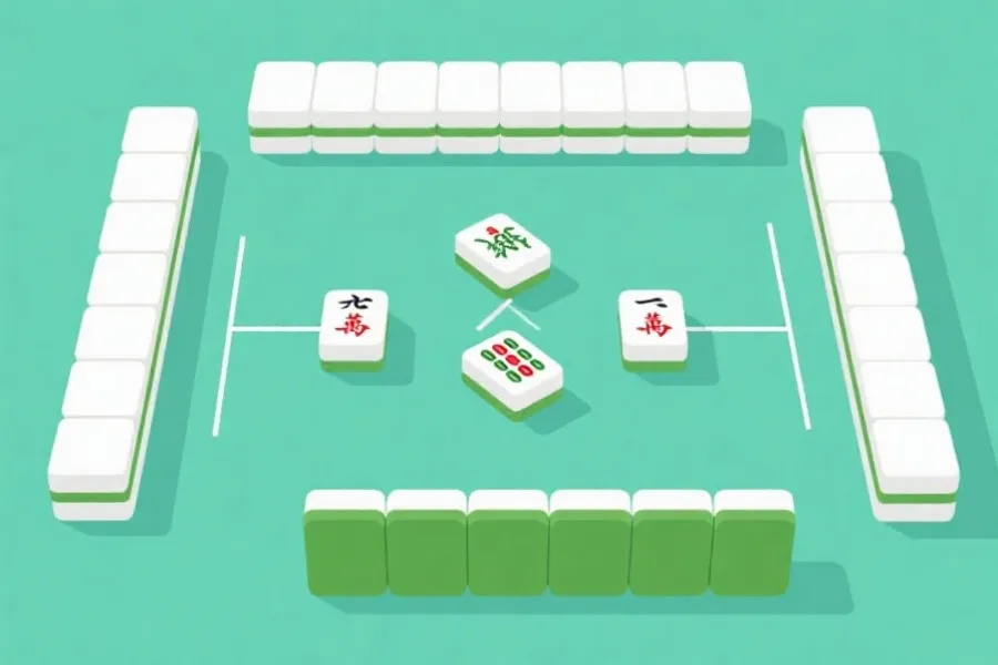 麻将进张与安全示意