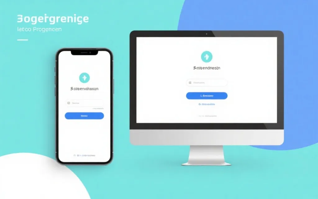 多终端适配的注册界面原型图